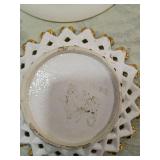 Decorative Plate and Lace Trim Set Decorative Plate and Lace Trim Set