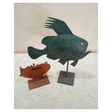 Decorative Metal Fish Sculpture Decorative Metal Fish Sculpture