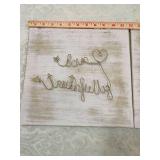 Decorative Wire 'Love' Wall Art Decorative Wire 'Love' Wall Art