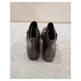 Michelle D Brown Leather Ankle Boots size 9M Michelle D Brown Leather Ankle Boots size 9M