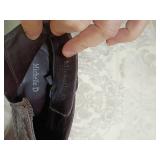 Michelle D Brown Leather Ankle Boots size 9M Michelle D Brown Leather Ankle Boots size 9M