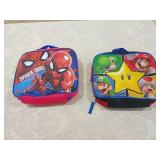 Nintendo and Spider-Man Kids Lunch Boxes Nintendo and Spider-Man Kids Lunch Boxes