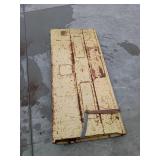 Kansas License Plate Display Box old tail gate heavy ,4ft Kansas License Plate Display Box old tail gate heavy ,4ft