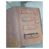 1940s Industrial Metal hood butterfly Panels 1940s Industrial Metal hood butterfly Panels