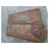 Metal Tractor Seat and hood Metal Tractor Seat and hood