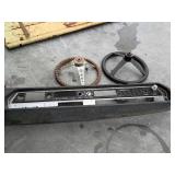 1960s Oldsmobile Dashboard and 2 Steering Wheel Set 1960s Oldsmobile Dashboard and 2 Steering Wheel Set