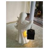 Ghost Figurine with LED Lantern 9 inch Ghost Figurine with LED Lantern 9 inch