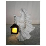 Ghost Figurine with LED Lantern 9 inch Ghost Figurine with LED Lantern 9 inch