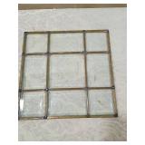 9-Panel Leaded Glass Window Section 9-Panel Leaded Glass Window Section
