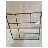 9-Panel Leaded Glass Window Section 9-Panel Leaded Glass Window Section