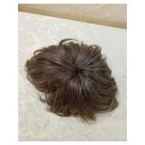 Dark Brown Human Hair Wig with Natural Wave Dark Brown Human Hair Wig with Natural Wave