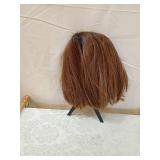 Brownish red Human Hair Wig with Cap Construction Brownish red Human Hair Wig with Cap Construction
