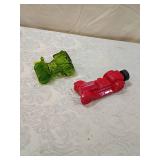 Avon Car Cologne Bottles - Red and Green Set Avon Car Cologne Bottles - Red and Green Set