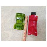 Avon Car Cologne Bottles - Red and Green Set Avon Car Cologne Bottles - Red and Green Set