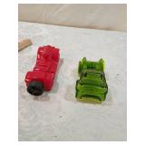 Avon Car Cologne Bottles - Red and Green Set Avon Car Cologne Bottles - Red and Green Set