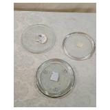 5 inch Glass Display Plate Set 5 inch Glass Display Plate Set