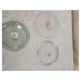 5 inch Glass Display Plate Set 5 inch Glass Display Plate Set