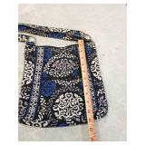 Vera Bradley Crossbody Bag in Canterberry Cobalt Pattern Vera Bradley Crossbody Bag in Canterberry Cobalt Pattern