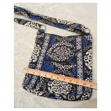 Vera Bradley Crossbody Bag in Canterberry Cobalt Pattern Vera Bradley Crossbody Bag in Canterberry Cobalt Pattern