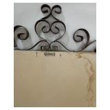 French Fashion Canvas Art with Decorative Metal Frame French Fashion Canvas Art with Decorative Metal Frame