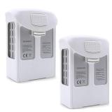 Replacement for DJI Phantom 4 Battery, 2-Pack, 5870mAh, Intelligent Flight Battery, Compatible with DJI Phantom 4 Pro, Phantom 4 Pro V2.0, Phantom 4 RTK, Phantom 4 Advanced - Retail: $175