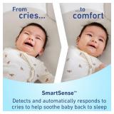 Graco SmartSense Soothing Baby Bassinet – Smart Newborn Bassinet Detects and Automatically Responds to Baby