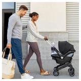 Evenflo Shyft DualRide Preemie and Infant Car Seat Stroller Combo 3-30lbs (Ayer Pink) - Retail: $599