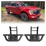 Trumgeta 2X EZ Side Steps Fit for 2015-2025 Ford F-150 F150 & 2017-2025 Ford F250 F350 Front Door Running Boards SuperCrew Cab, Super Cab, Regular Cab, Crew Cab. - Retail: $119