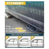 Trumgeta 2X EZ Side Steps Fit for 2015-2025 Ford F-150 F150 & 2017-2025 Ford F250 F350 Front Door Running Boards SuperCrew Cab, Super Cab, Regular Cab, Crew Cab. - Retail: $119