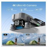 Holy Stone HS440G Drones with Camera for Adults 4k, Under 250g, FPV RC Quadcopter with Brushless Motors, 5GHz Transmission, Auto Return, Follow Me, Waypoints, Foldable - Retail: $160