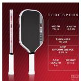 JOOLA Pro IV Pickleball Paddles – Raw Carbon Fiber Surface – Perseus, Hyperion, Scorpeus & Magnus Shapes – 16mm – Tech Flex Power – Propulsion Core – Wide or Elongated – UPA-A and USAP A