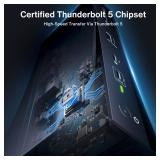 iVANKY Intel Certified Thunderbolt 5 Dock Upgrade FusionDock Pro 3 Docking Station with 11-Port 180W Power, Single 8K, Dual 6K@60Hz for MacBook Pro/Max Series, Dual 8K@60Hz for Window, 120Gbps, 2.5GbE