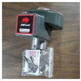 AMPLock - U-BRP2516 Heavy Duty Trailer Coupler Lock 2 5/16, RV & Trailer Hitch Lock, Straight Lip Trailer Ball Locks, Travel Trailer Accessories, Anti Theft for Trailers & RV with Push & Lock System -