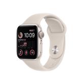 Apple Watch SE (2nd Gen) (GPS, 40mm) - Starlight Aluminum Case, 2 Bands and Charger. - Retail: $159