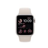 Apple Watch SE (2nd Gen) (GPS, 40mm) - Starlight Aluminum Case, 2 Bands and Charger. - Retail: $159