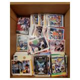 Large Lot of Sports Cards.  BASEBALL BASKETBALL FOOTBALL. Some ROOKIES. Many SLEEVED. Recent and Oldies.