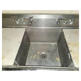 Commercial 10ft Stainless Steel Sink with Drainboards