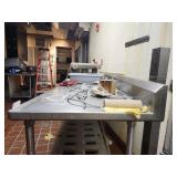 Commercial 5.5ft Stainless Steel Prep Table with Dunnage Rack