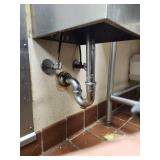 Commercial Wall Mount Hand Sink with Side Splash Guards