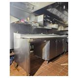 Commercial Kitchen Exhaust Hood System with Refrigeration Unit