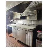 Commercial Kitchen Exhaust Hood System with Refrigeration Unit