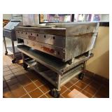 Vulcan 4ft Commercial Tortilla Flat Top Griddle with Stand
