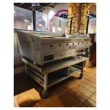 Vulcan 4ft Commercial Tortilla Flat Top Griddle with Stand