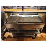 Vulcan 4ft Commercial Tortilla Flat Top Griddle with Stand