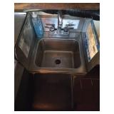 Wall-Mounted Commercial Stainless Steel Hand Sink