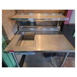 Stainless Steel Commercial Rolling Prep Table
