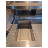 Stainless Steel Commercial Rolling Prep Table