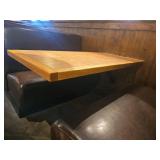 Restaurant Wall-Mounted Booth Table with Terracotta Tile Top