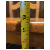 Wood Ladder Back Dining Chairs - Set of 4