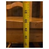 Tall Wooden Bar Stools - Set of 3